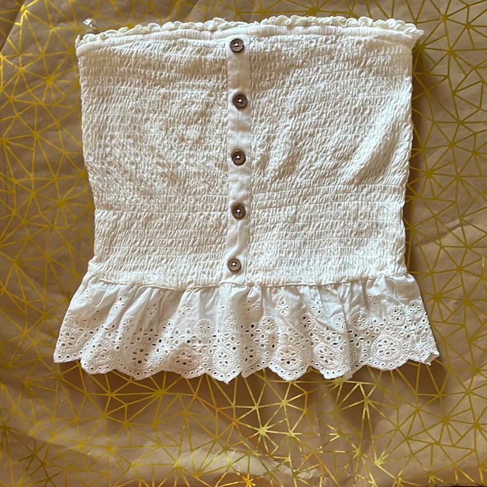 Strapless shirt